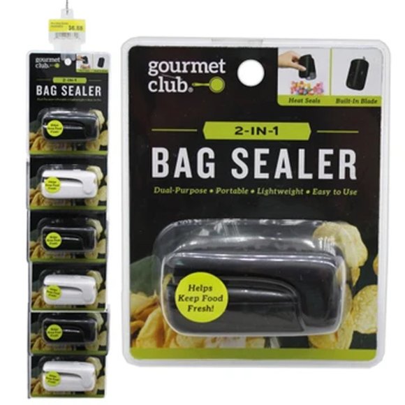 2in1 Lightweight Portable Bag Sealer on Clip Strip - Picture 4 of 4